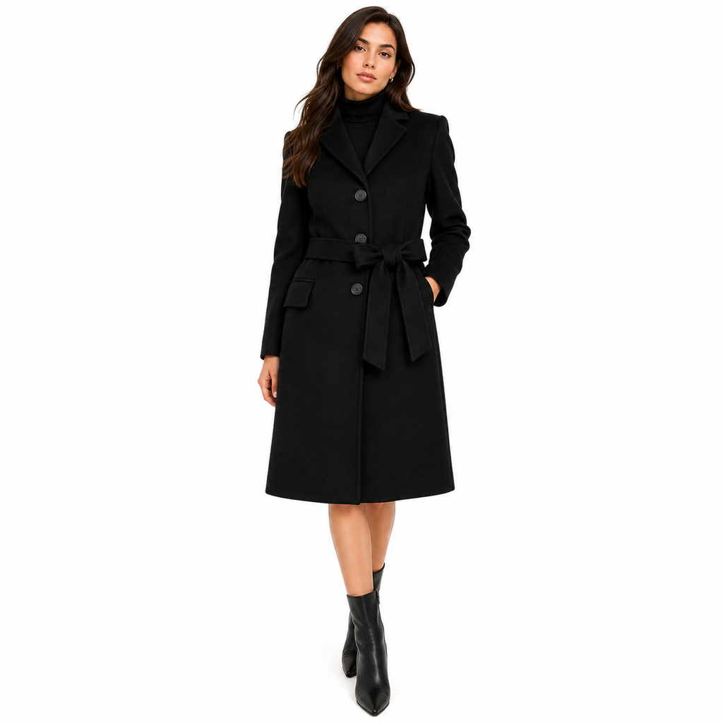 Loro Piana Fabric Woman Coat Black