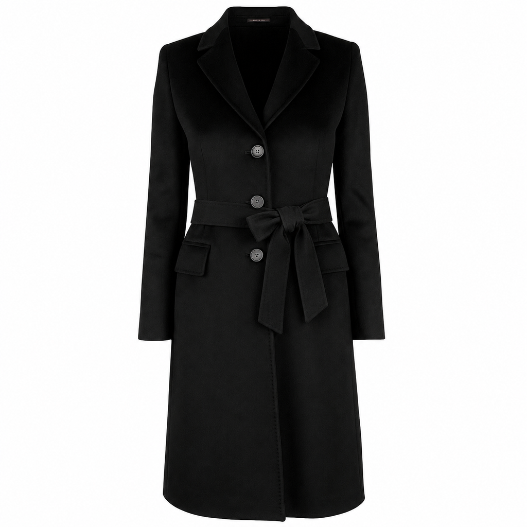 Loro Piana Fabric Woman Coat Black
