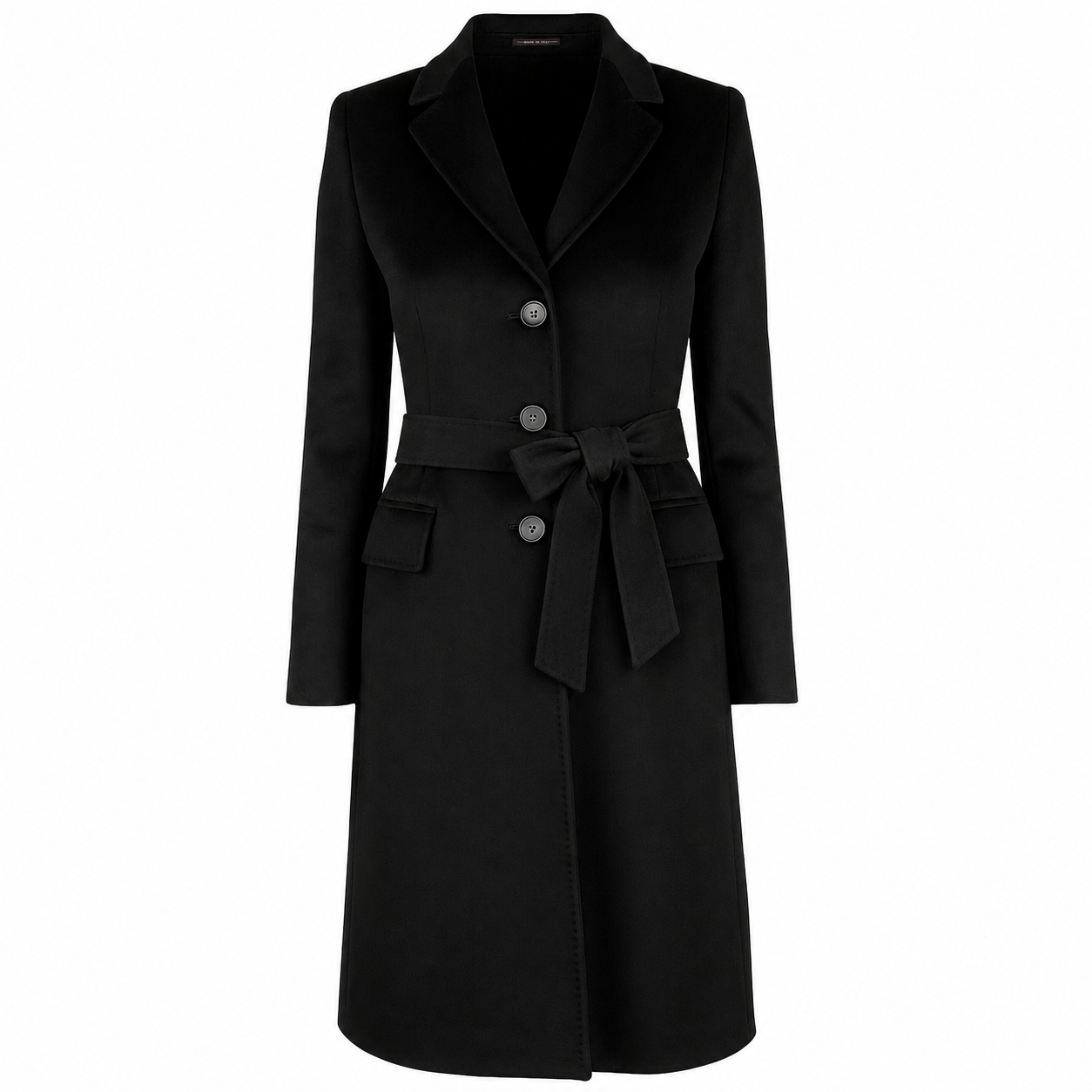 Loro Piana Fabric Woman Coat Black