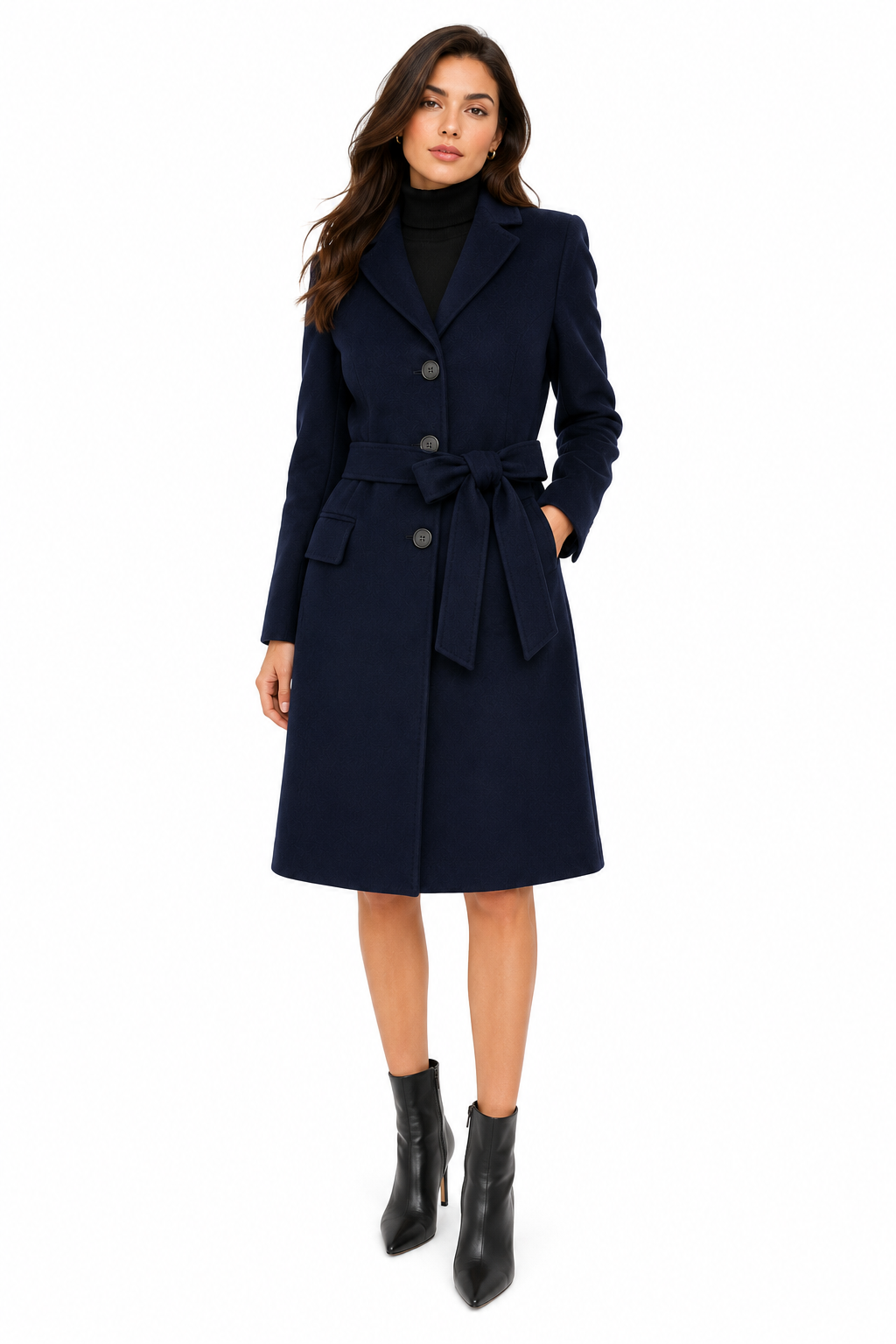 Loro Piana Fabric Woman Coat Blue