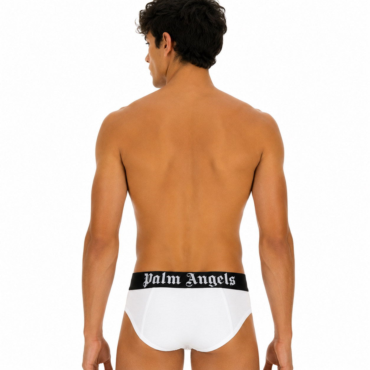 Palm Angels Man Set Bipack Briefs White