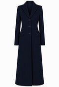 Loro Piana Fabric Woman Coat Long Blue