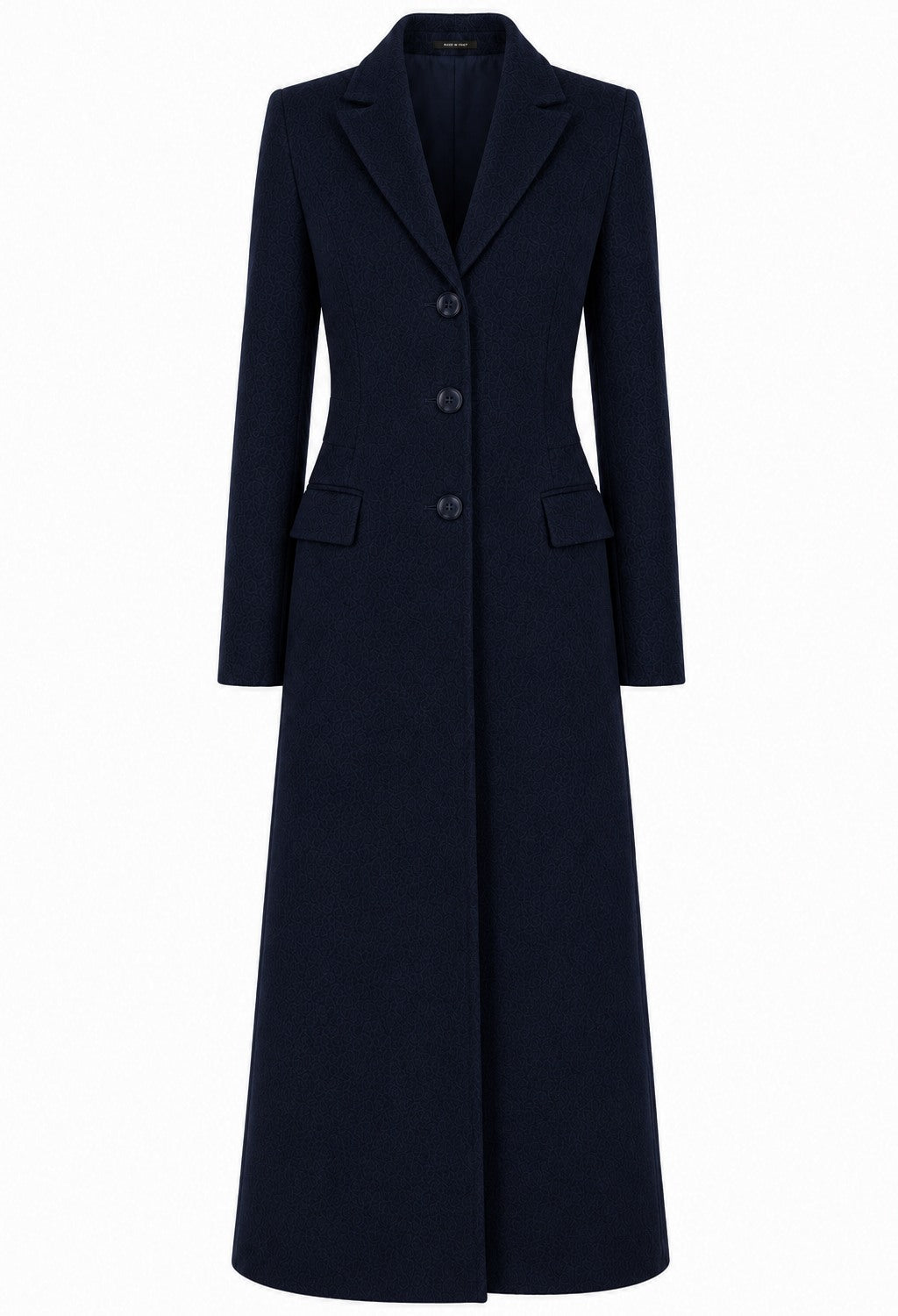 Loro Piana Fabric Woman Coat Long Blue