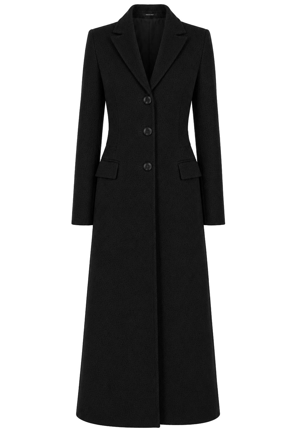Loro Piana Fabric Woman Coat Long Black