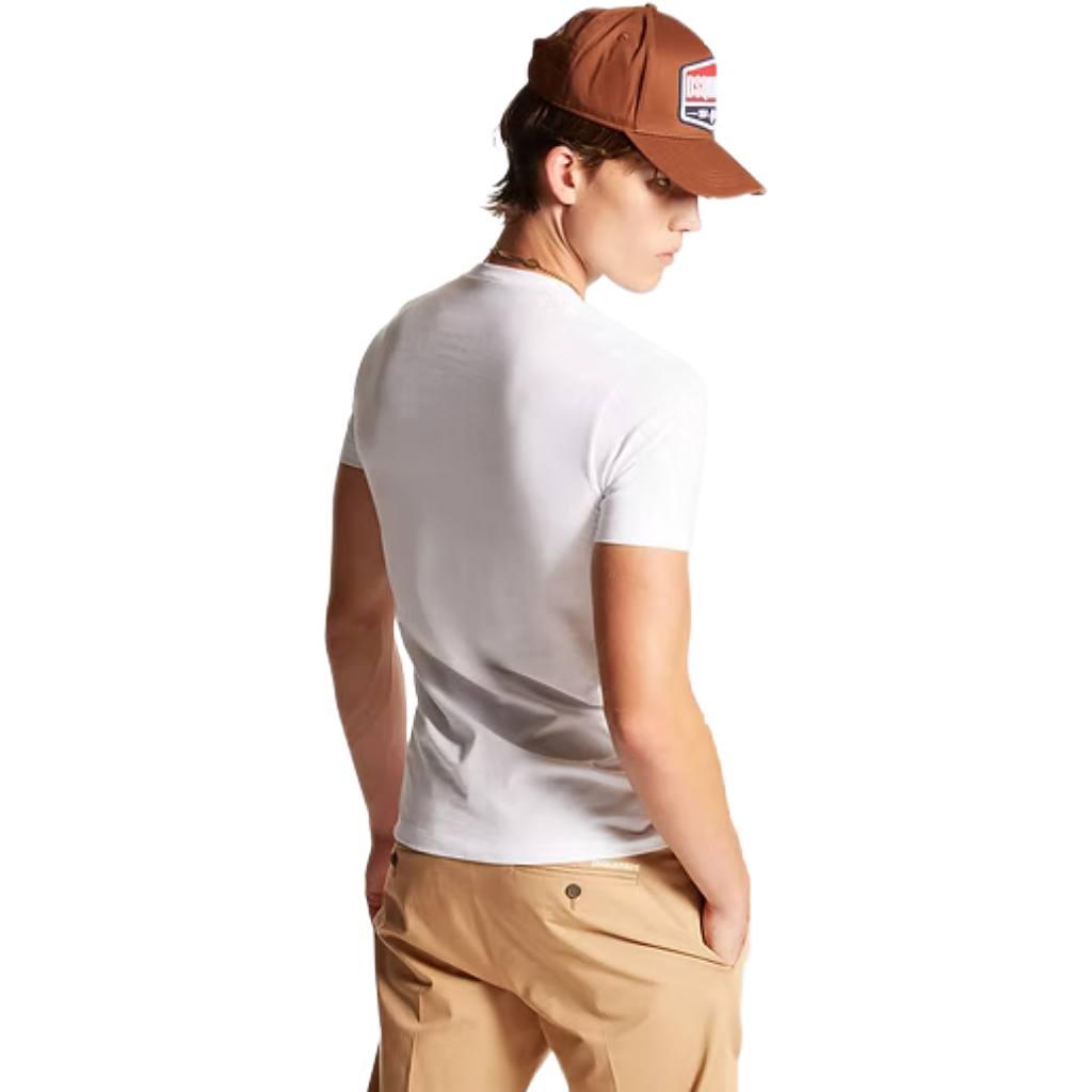 Dsquared2 Man T-Shirt Crew Neck Logata White