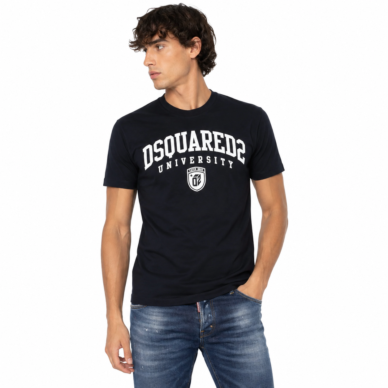 Dsquared2 Man T-Shirt University Black