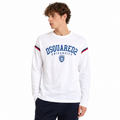 Dsquared2 Man T-Shirt College Cigarette Sleeve Long White