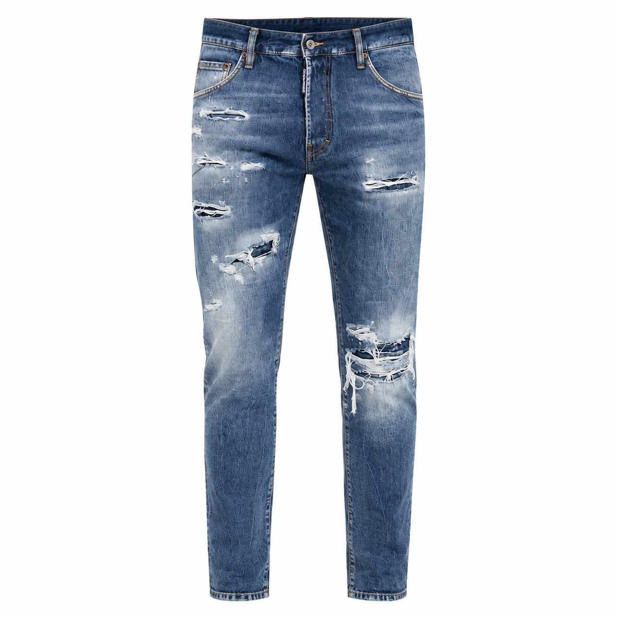 Dsquared2 Man Denim Tagli Denim Blue