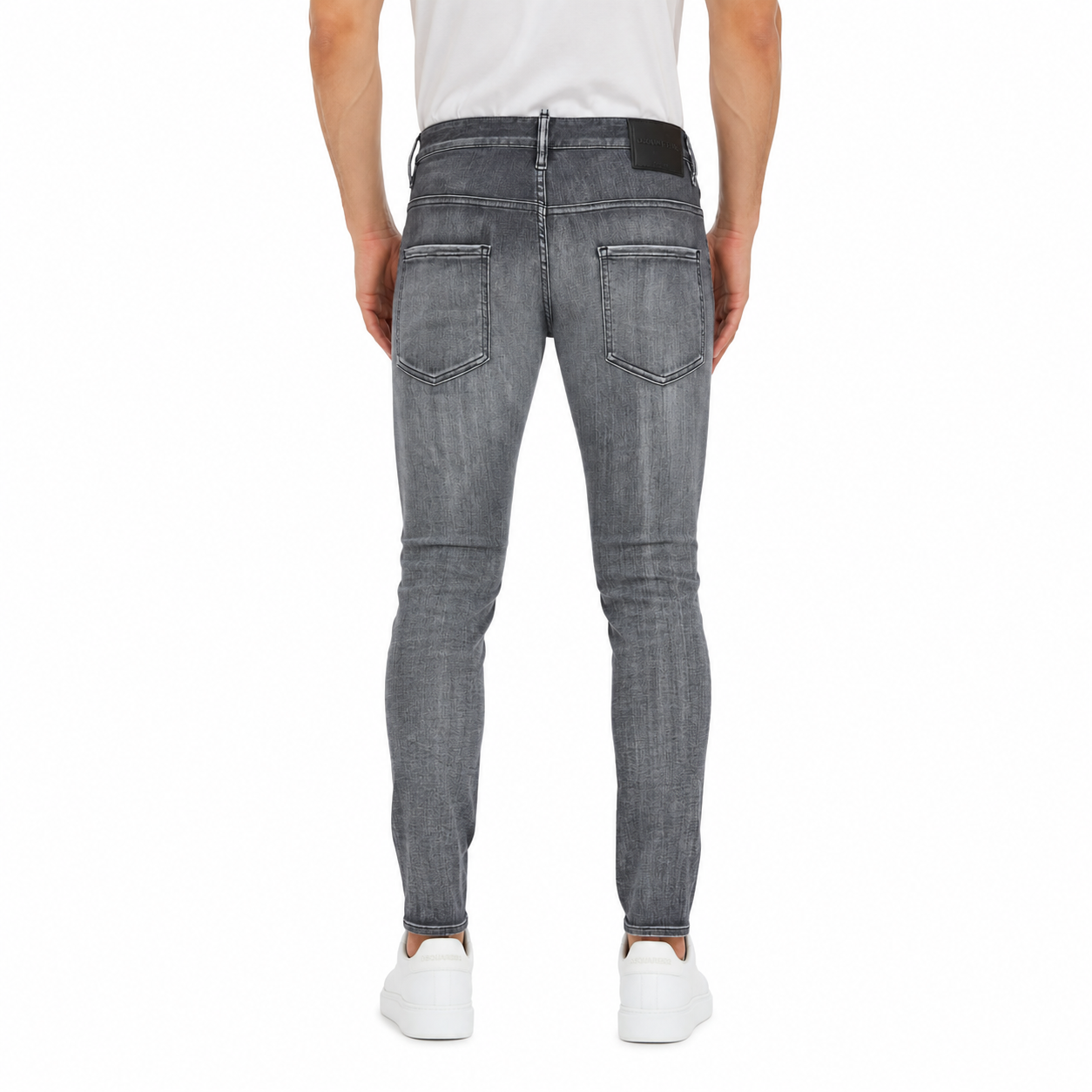 Dsquared2 Man Denim Skater Denim Black
