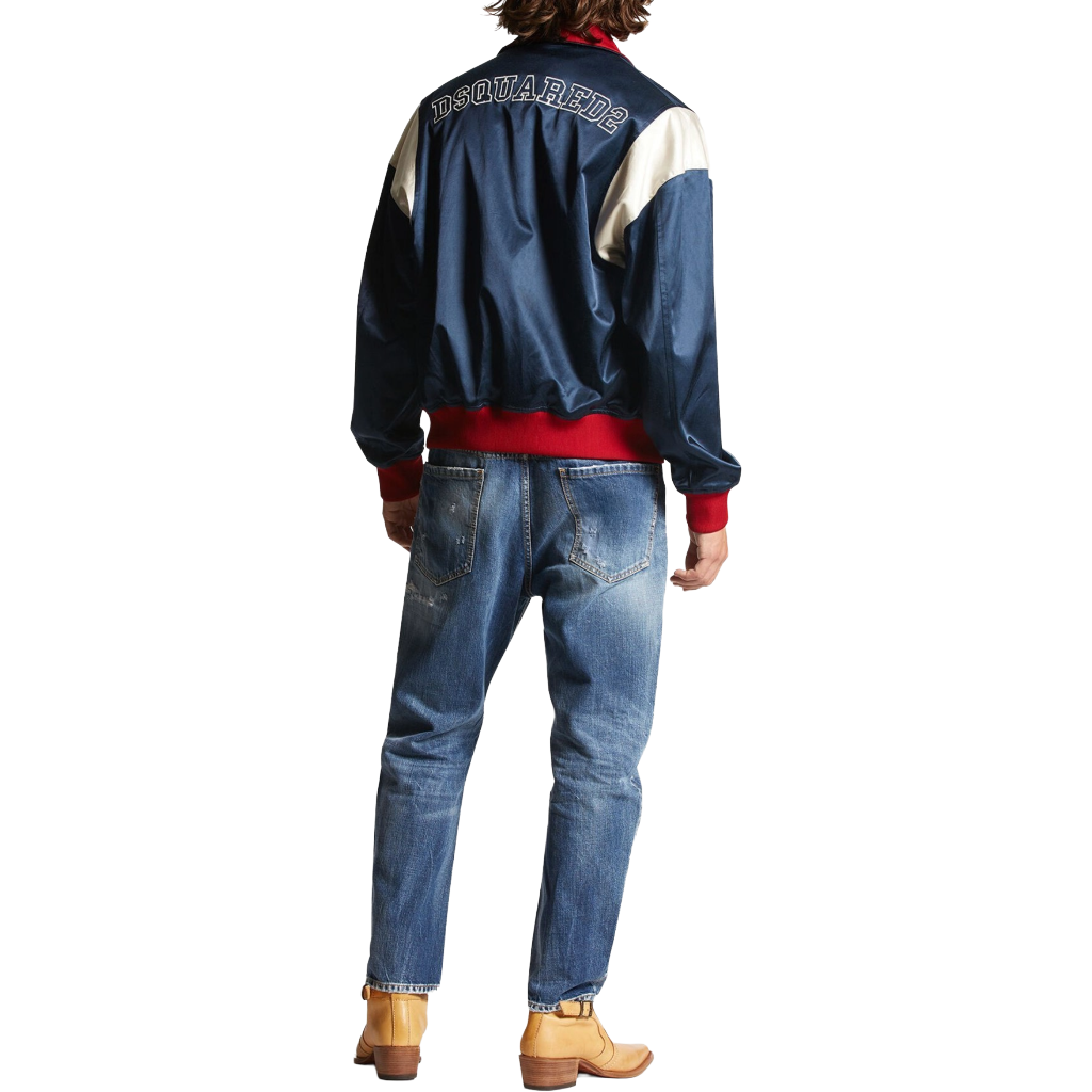 Dsquared2 Man Denim Bro Jeans Blue