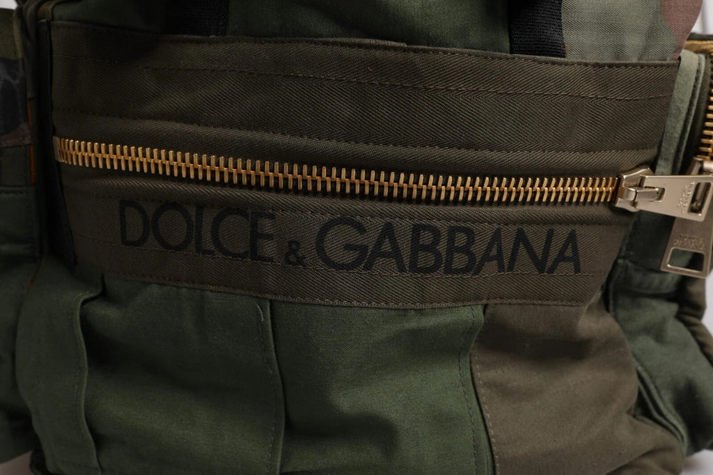 Dolce & Gabbana Man Backpack Military Camouflage