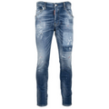 Dsquared2 Man Denim Skater Jeans Blue