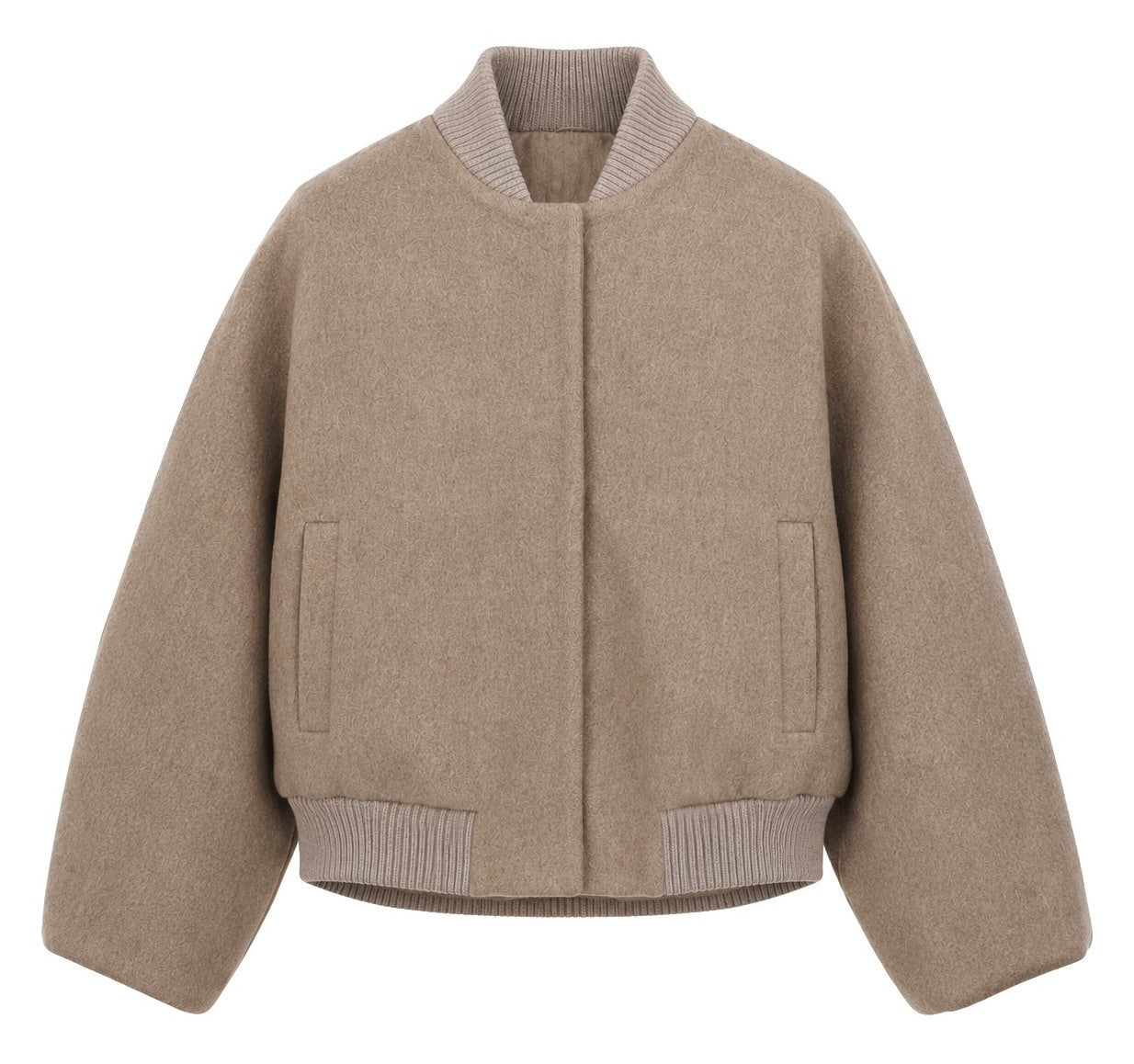 Loro Piana Fabric Woman Bomber Beige