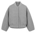 Loro Piana Fabric Woman Bomber Grey