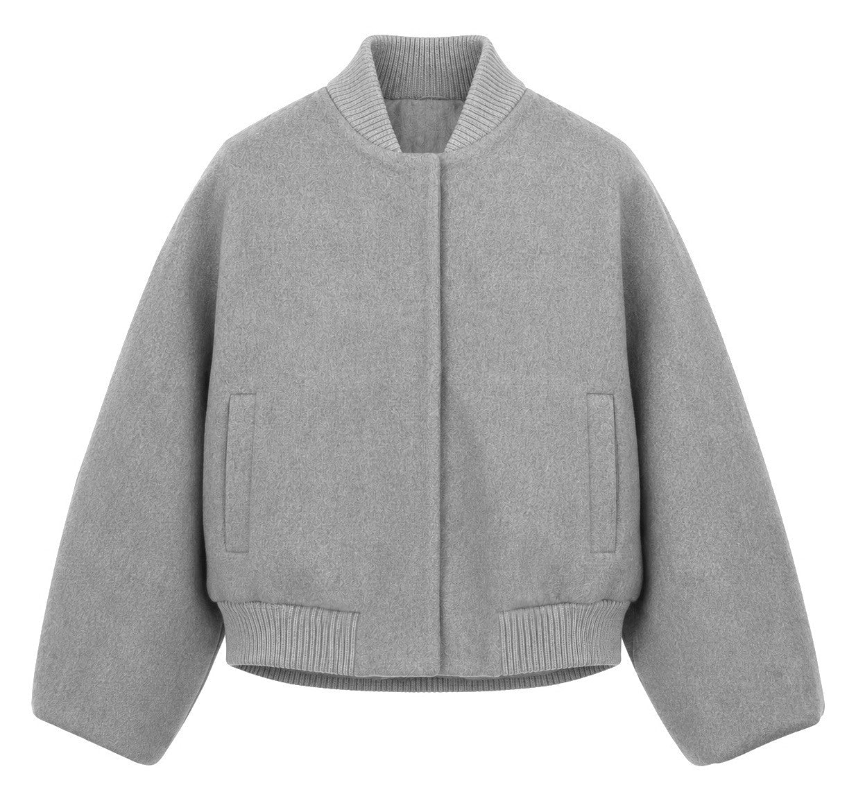 Loro Piana Fabric Woman Bomber Grey