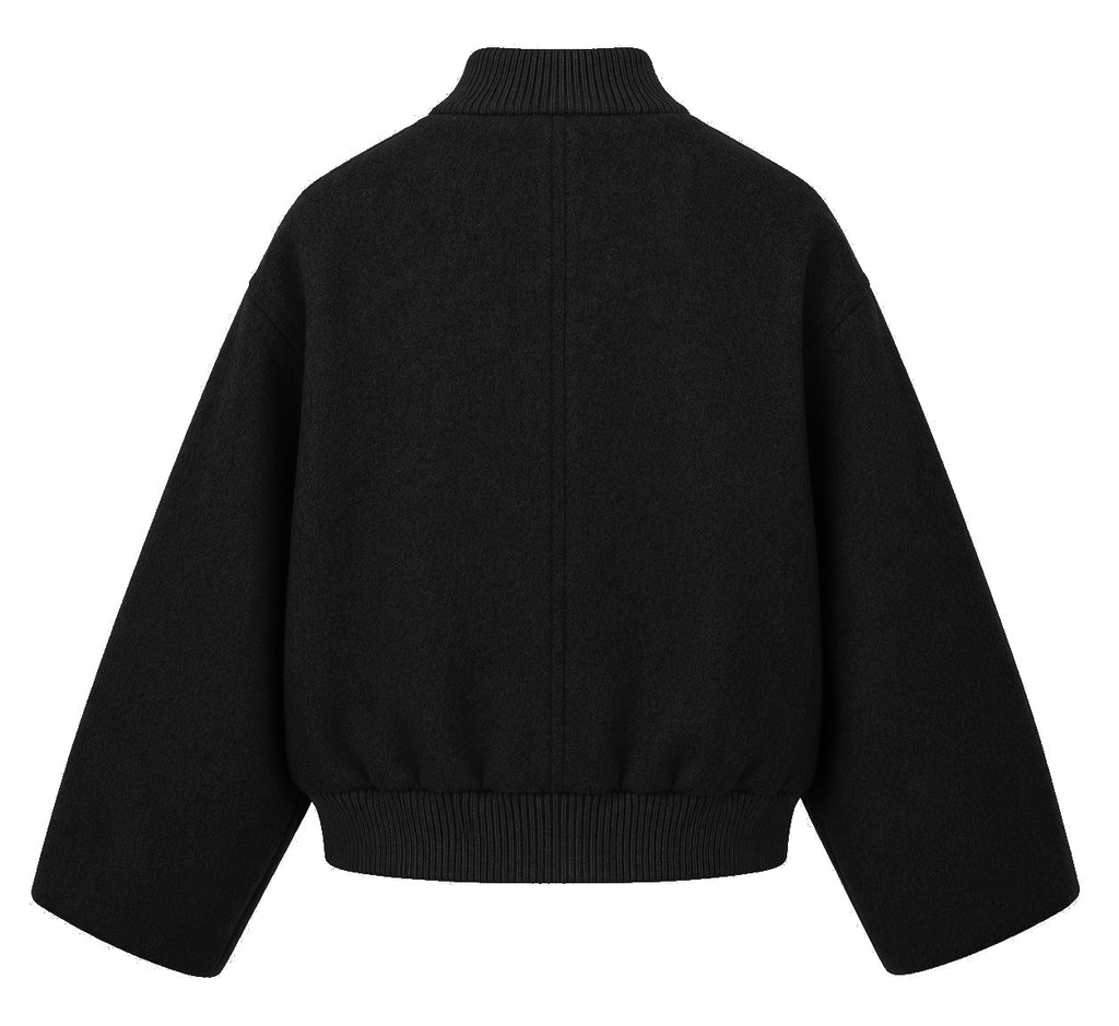 Loro Piana Fabric Woman Bomber Black