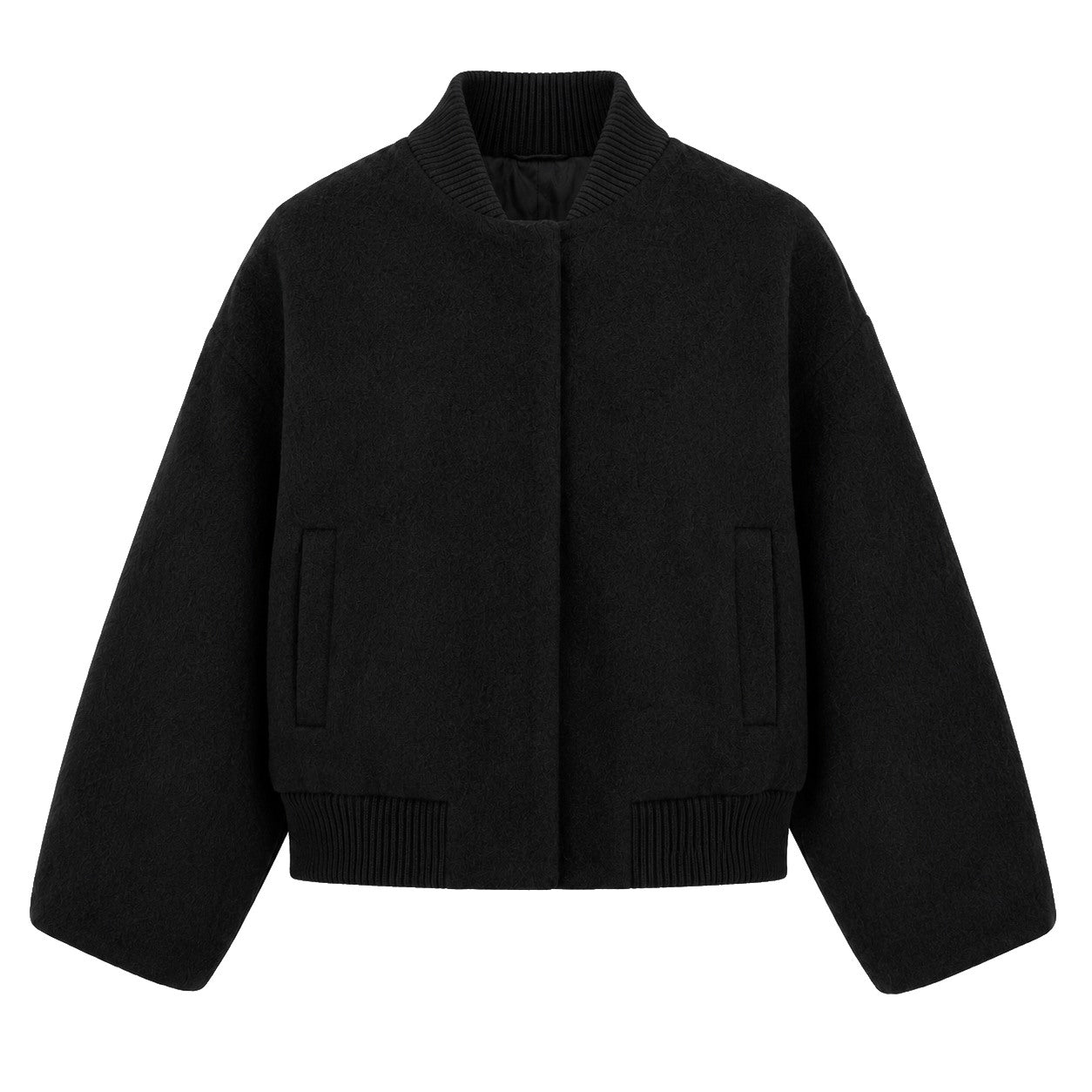 Loro Piana Fabric Woman Bomber Black