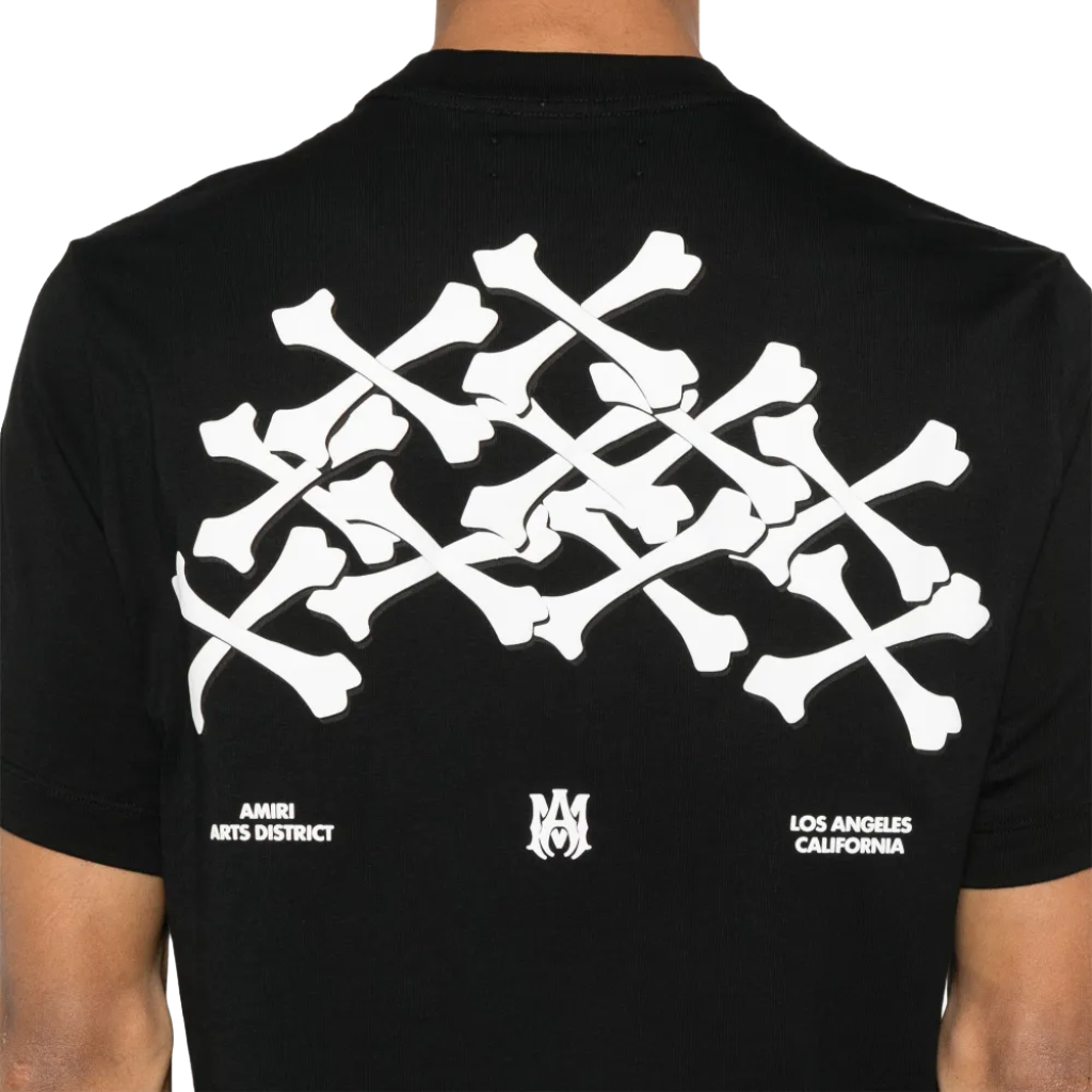 Amiri Man Bones Stacked T-Shirt Black