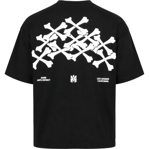 Amiri Man Bones Stacked T-Shirt Black