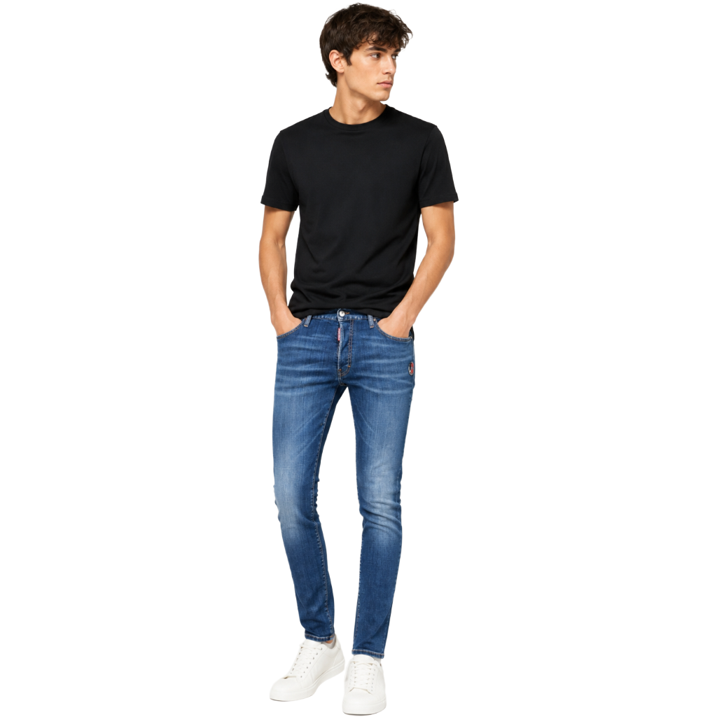 Dsquared2 Man Denim Cool Guy Jean Denim Blue