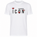 Dsquared2 Man T-Shirt Pixel Heart White