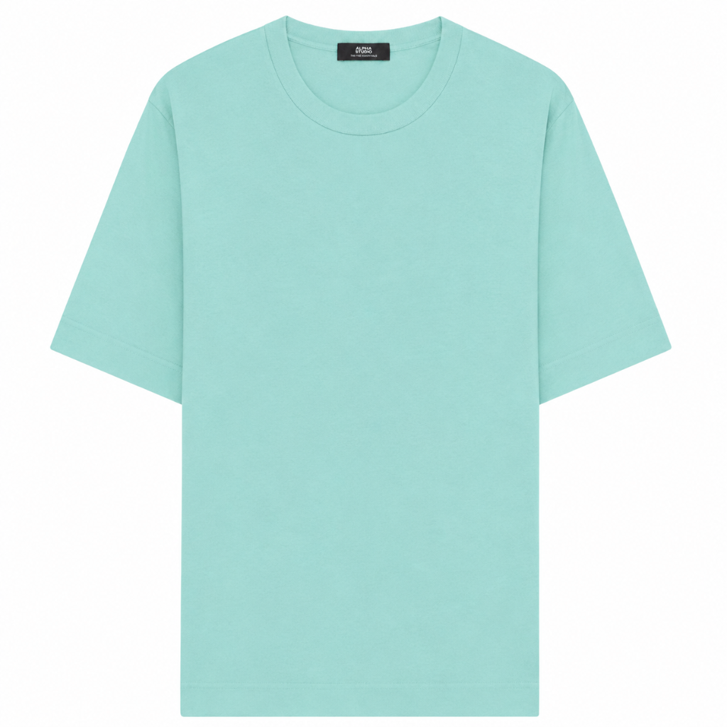 Alpha Studio Man T-Shirt Silk Cashmere Green