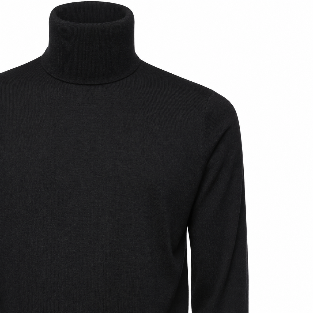 Alpha Studio Man Knit Ciclista Silk Cashmere Black