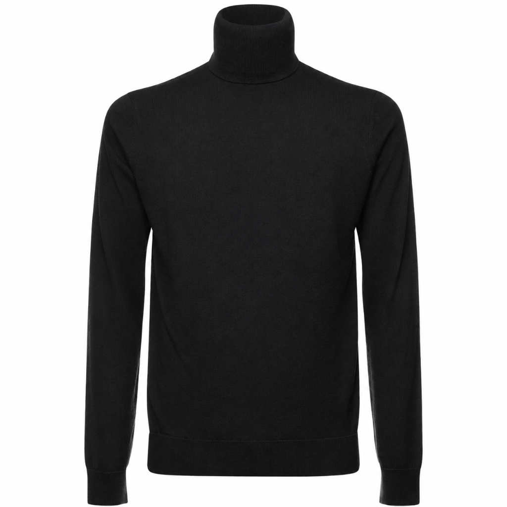 Alpha Studio Man Knit Ciclista Silk Cashmere Black