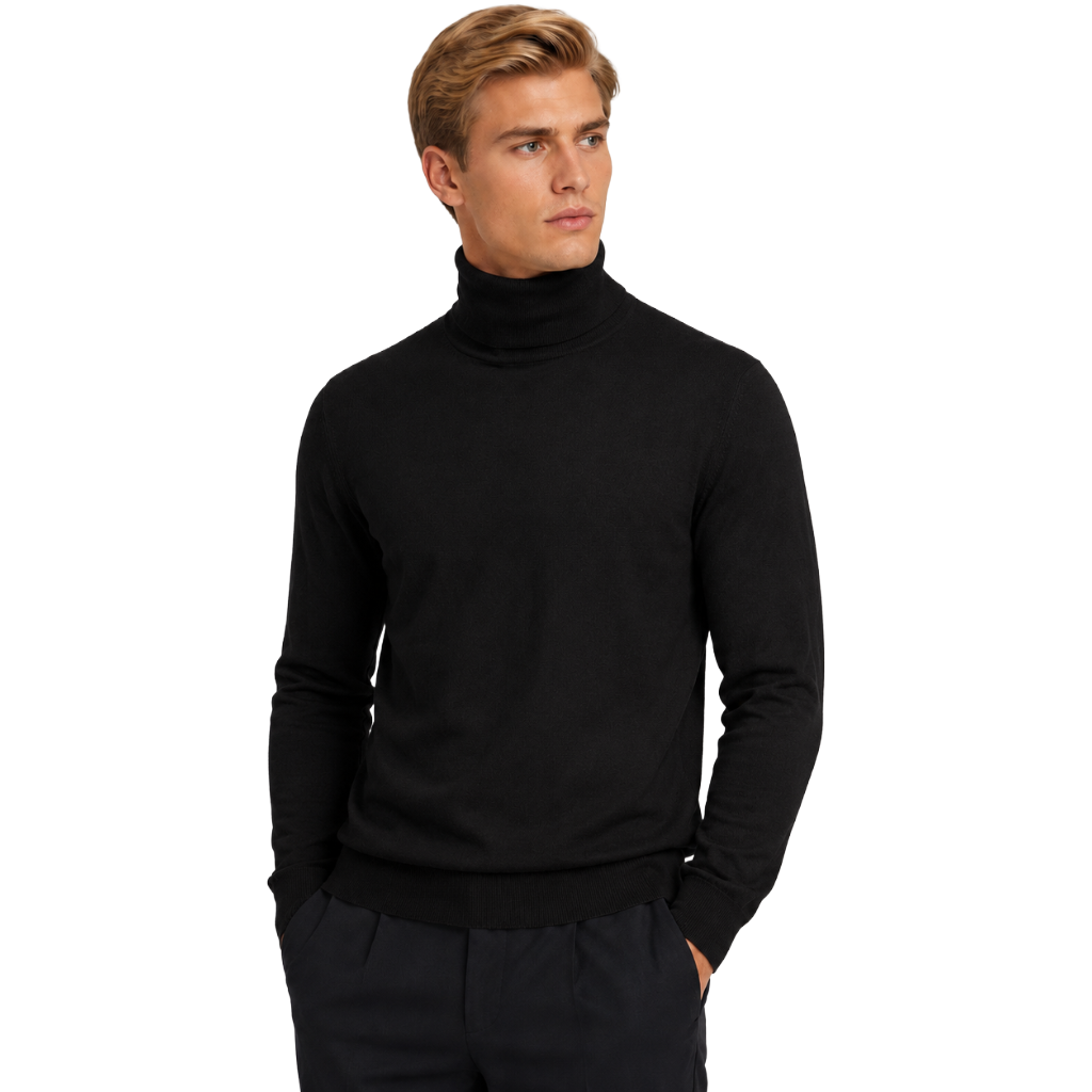 Alpha Studio Man Knit Ciclista Silk Cashmere Black