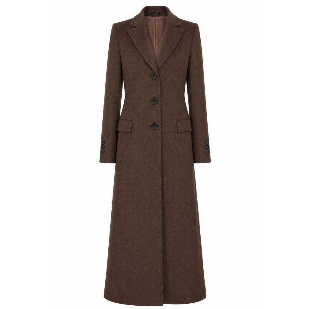 Loro Piana Fabric Woman Coat Long Brown