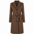 Loro Piana Fabric Woman Coat Brown