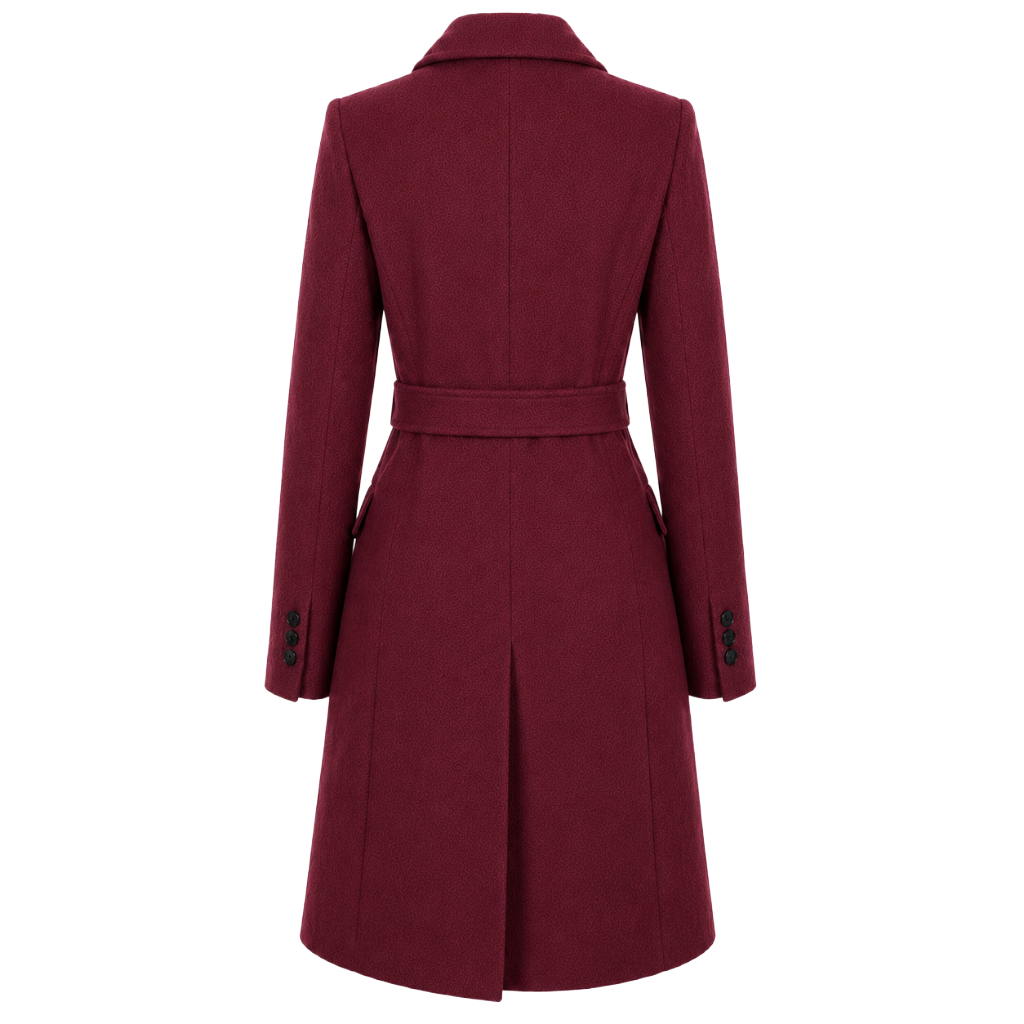 Loro Piana Fabric Woman Coat Bordeaux Red