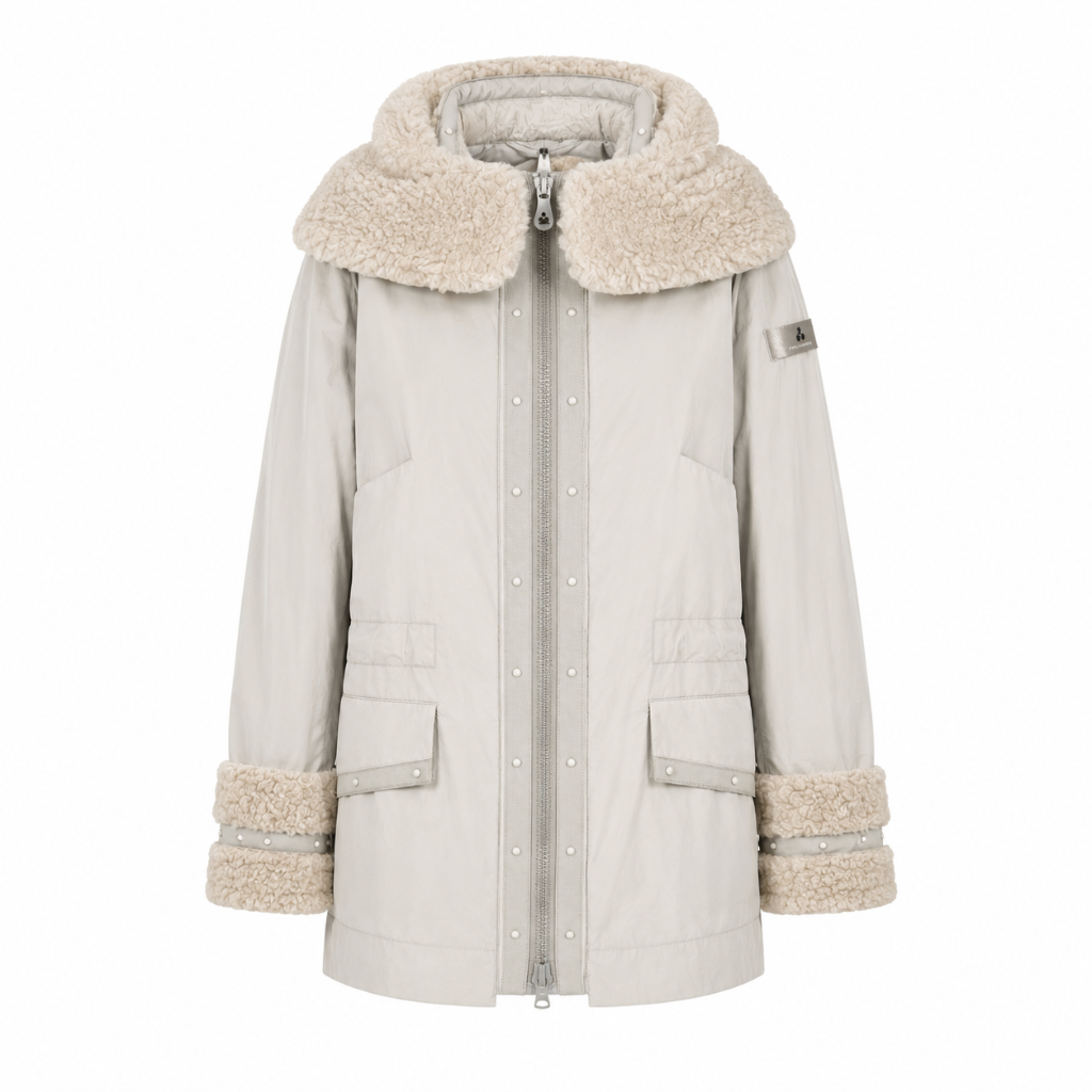 Peuterey Woman Jacket Wapasha Fur Grey
