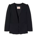 Twinset Woman Jacket Blazer Sleeve Sbuffo Black