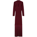 Twinset Woman Dress Long Frange Coprispalle Red