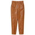 Twinset Woman Trousers Leather Brown