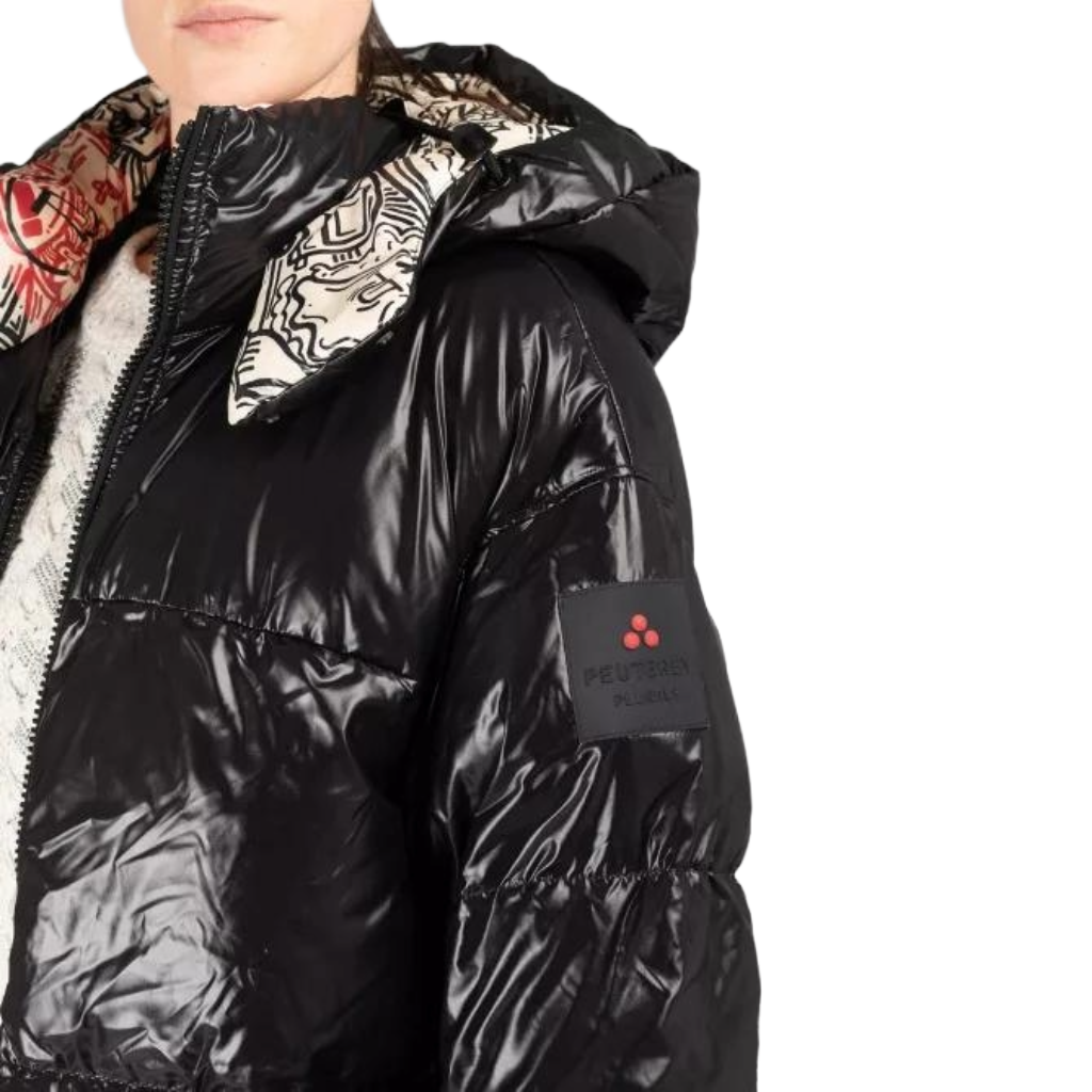 Peuterey Woman Down Jacket Reversible Black