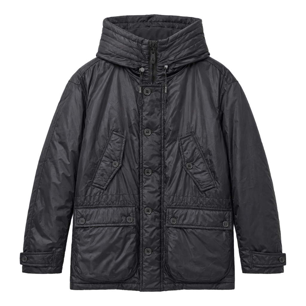 Peuterey Man Down Jacket Thoms Black