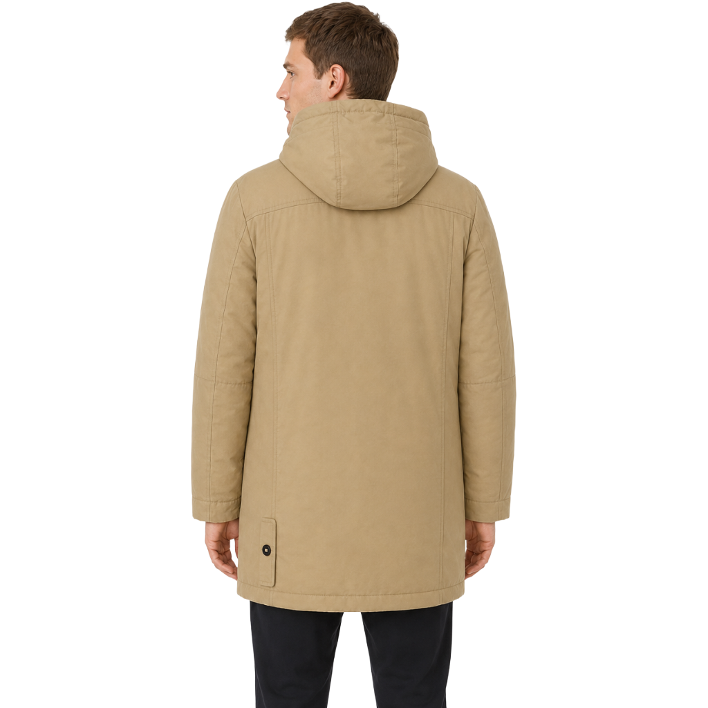 Peuterey Man Down Jacket Hurdy Fur Beige
