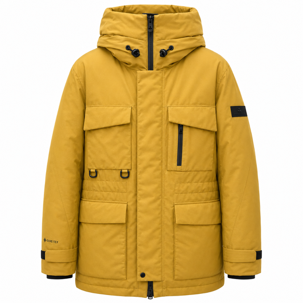 Peuterey Man Jacket Quarters Fur Yellow