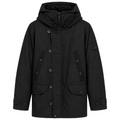 Peuterey Man Down Jacket Fadi Eco Fur Black