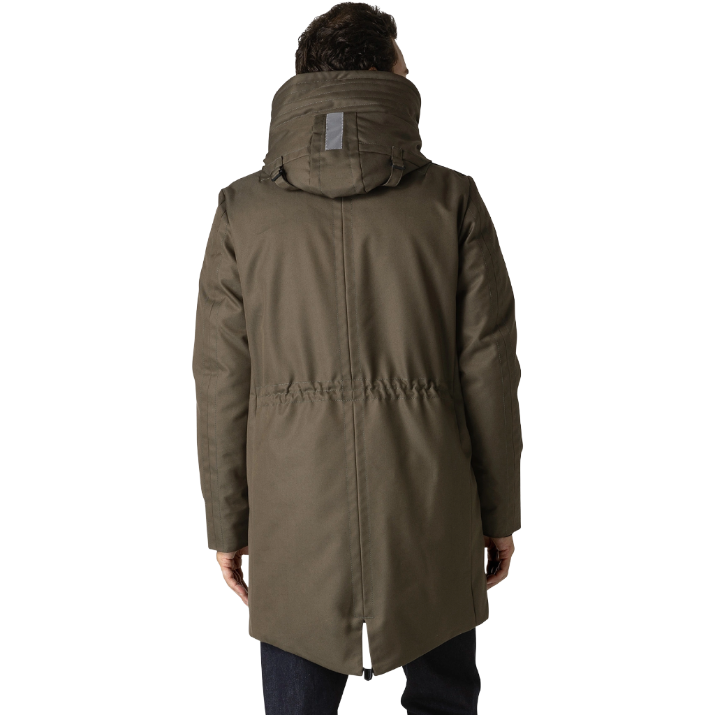 Peuterey Man Down Jacket Kasa Fur Green