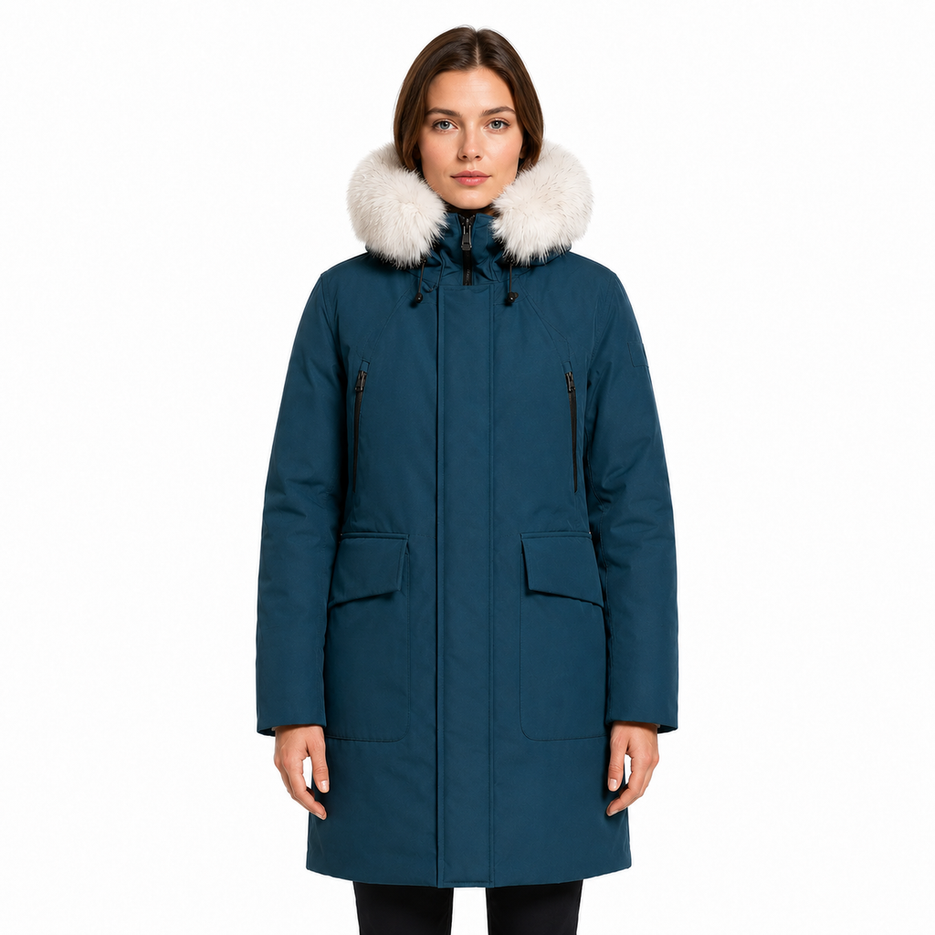 Peuterey Woman Down Jacket Nascha Blue