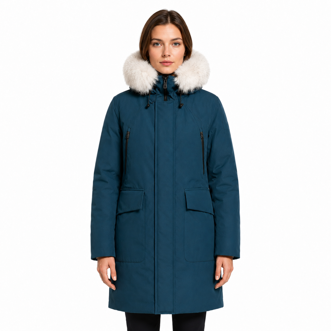 Peuterey Woman Down Jacket Nascha Blue