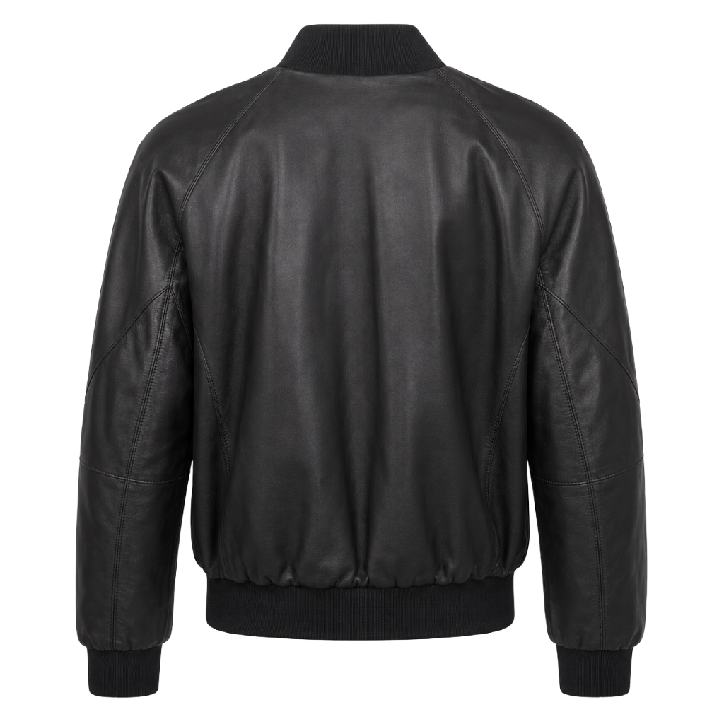 Parajumpers Woman Bomber Faurel Leather Black