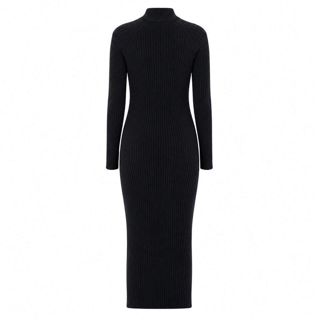 Parajumpers Woman Dress Rib Black