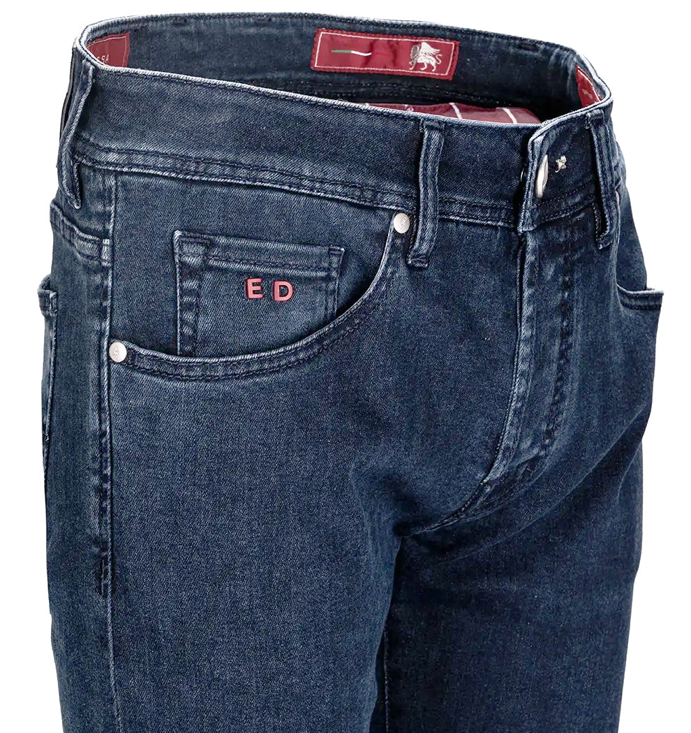 Tramarossa Man Indigo Distressed r-elax Jeans Blue