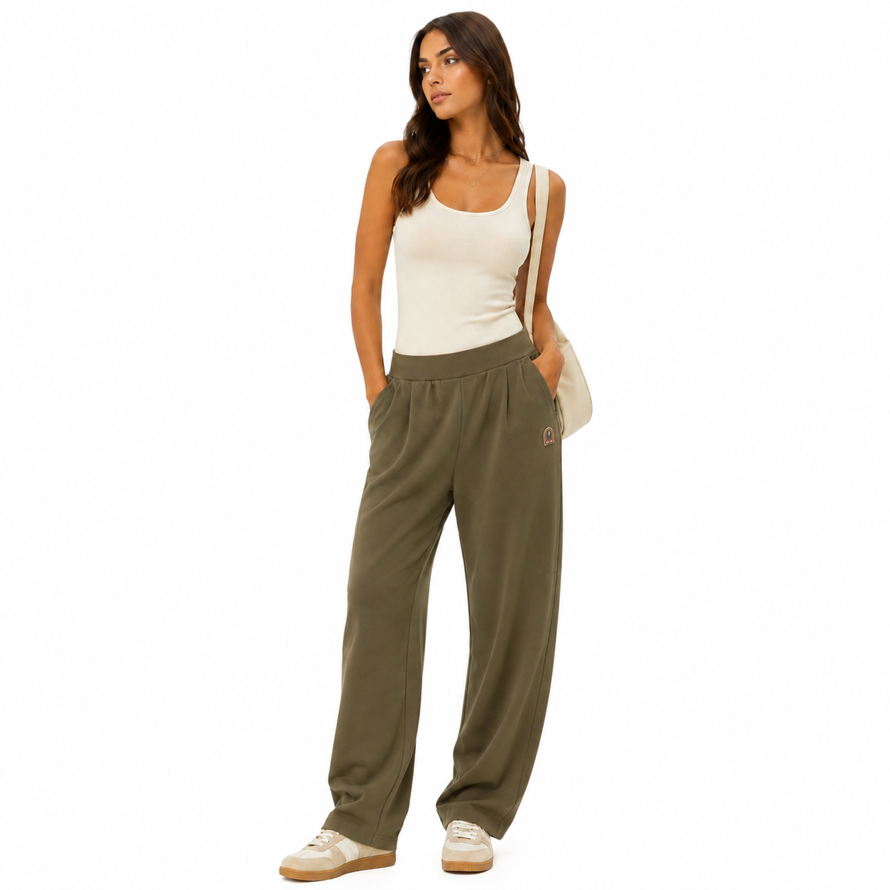 Parajumpers Woman Trousers Chobe Green