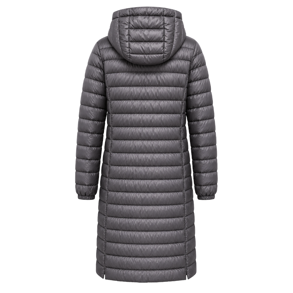Parajumpers Woman Down Jacket Long Magalie Grey