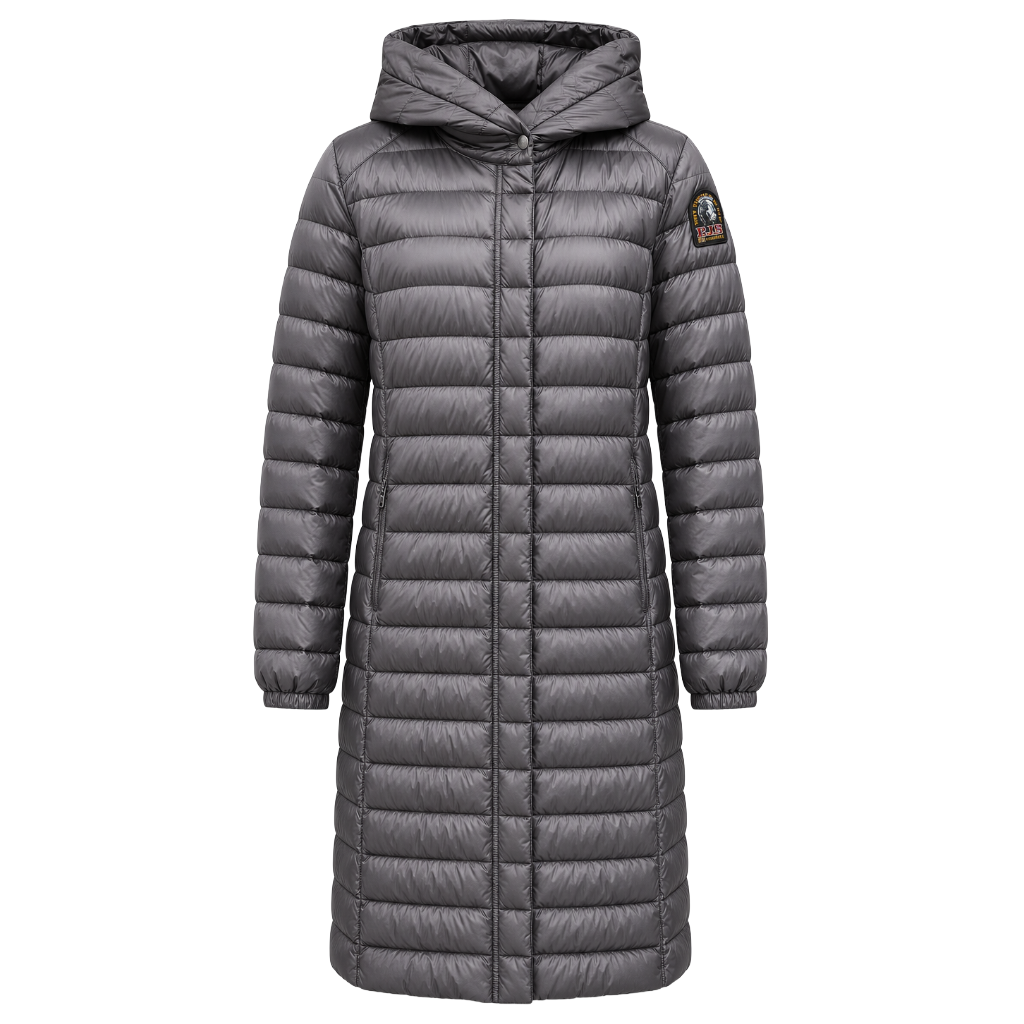 Parajumpers Woman Down Jacket Long Magalie Grey